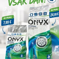 Pralni prašek Onyx v trgovini Belina